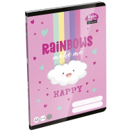 ICO: Lizzysuli Lollipop Rainbow quaderno a righe per la 4ª elementare A5 21-32