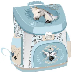 ICO: Lizzysuli Wild Beauty Sport Club zaino scolastico ergonomico equestre, 39x35x24 cm