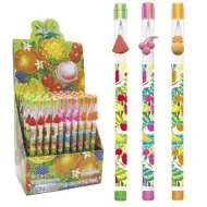 ICO: Matita a scatto Bensia con gomma e motivo fruttato in diverse varianti