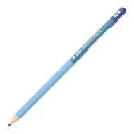 ICO: Matita grafite triangolare in acciaio blu HB