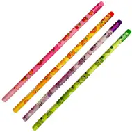 ICO: Matita in grafite con gomma, decorata con motivo di frutta Bensia, disponibile in diversi modelli, 1 pezzo.