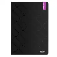 ICO: Quaderno Student Premium Black A/4 a righe, 40 fogli
