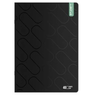 ICO: Quaderno Student Premium Black A4 Liscio 40 Fogli
