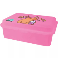 ICO: Scatola porta pranzo Lizzysuli Lollipop con stampa di capibara 18x13x7 cm