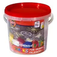 ICO: Set di gessetti colorati per asfalto KOH-I-NOOR in secchio, 16 pezzi