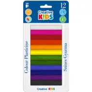 ICO: Set di pasta modellabile colorata per bambini Creative Kids, 12 pezzi, 165 g