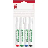 ICO: Set di pennarelli antibatterici per lavagna bianca 11XXL, 4 pezzi