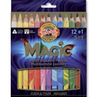 Ico: Set di matite colorate triangolari spesse Koh-I-Noor Magic
