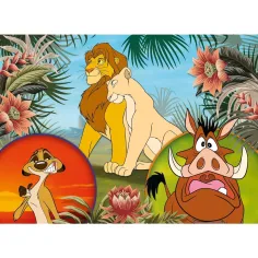 Il Re Leone 2 in 1 puzzle Eco mini da 24 pezzi e album da colorare 35x25cm - Lisciani immagine 2