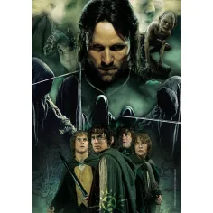 Il Signore degli Anelli: Il viaggio di Aragorn puzzle da 1000 pezzi - Clementoni immagine 2
