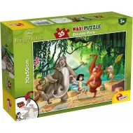 Il libro della giungla 2 in 1 maxi puzzle da 35 pezzi e album da colorare 70x50cm - Lisciani
