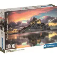 Il meraviglioso Mont Saint-Michel HQC puzzle da 1000 pezzi con poster - Clementoni