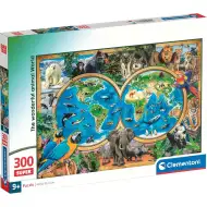 Il meraviglioso mondo degli animali Super puzzle da 300 pezzi - Clementoni