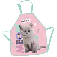 Il mio piccolo amico grembiule da pittura con gattino Fluffy Kitty