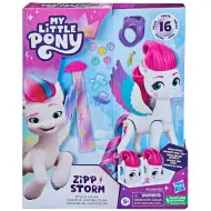 Il mio piccolo pony: Lo stile del giorno - Set di 16 figure Zipp Storm con adesivi e accessori - Hasbro