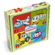 Il mio primo puzzle: Trasporti 4 in 1 baby puzzle
