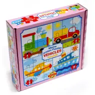 Il mio primo puzzle: Veicoli 4 in 1 baby puzzle