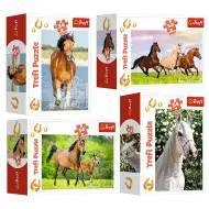 Il mondo dei cavalli mini puzzle da 54 pezzi in diverse varianti - Trefl