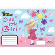 Il quaderno da disegno Littlies 40 fogli 20x28cm in diverse varianti.