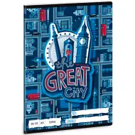 Il quaderno liscio The Great City 32 pagine 20-32 A/5