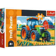 Il trattore del contadino - puzzle da 60 pezzi - Trefl