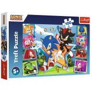 Incontro con Sonic - puzzle da 100 pezzi - Trefl