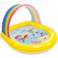 Intex: Piscina spruzzante arcobaleno 147x130x86cm
