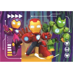 Iron Man e i suoi amici - Puzzle Supercolor da 60 pezzi - Clementoni immagine 2
