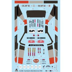 Italeri 1/24 Audi Quattro Rally kit auto immagine 4