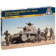 Italeri 1/35 Carro Armato M14/41 I Serie modello di carro armato