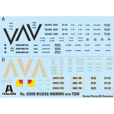 Italeri 1/35 HMMWV M1036 TOW Carrier modello di veicolo militare immagine 7