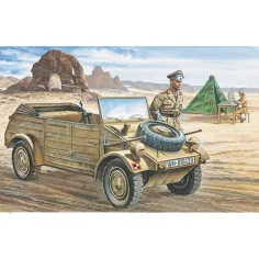 Italeri 1/35 VW Typ 82 Kübelwagen modello di veicolo militare immagine 2