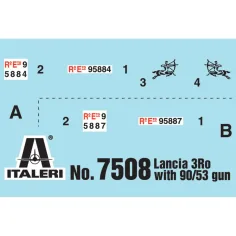 Italeri 1/72 Autocannone 3RO cannone antiaereo con 8 figure set di modellismo immagine 2