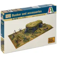 Italeri 1/72 Bunker e oggetti di scena diorama set
