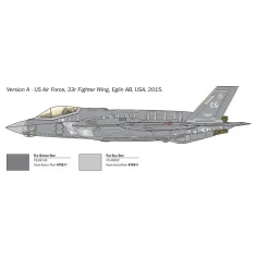 Italeri 1/72 F-35A Lightning II caccia modello immagine 3