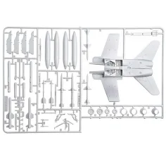 Italeri 1/72 F/A-18 Hornet modello di aereo da caccia immagine 3