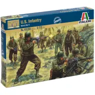 Italeri 1/72 Fanteria U.S.A. WWII. figure modellino di soldati americani