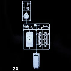 Italeri 1/72 M4A3 75mm Sherman tank set di modelli da 2 pezzi immagine 3