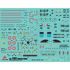 Italeri 1/72 Mirage 2000C modello di caccia immagine 5
