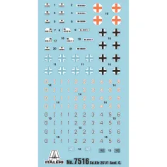 Italeri 1/72 Sd. Kfz. 251/1 Ausf. C semicingolato veicolo corazzato set di modelli 2 pezzi immagine 2