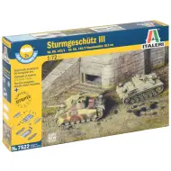 Italeri 1/72 Sturmgeschütz III cannone dassalto set di modelli da 2 pezzi