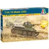 Italeri 1/72 T-34/76 Modello 1943 carro armato modellino