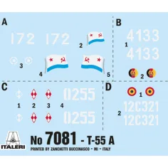 Italeri 1/72 modello di carro armato T-55A immagine 5