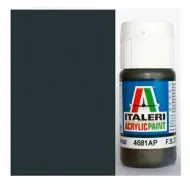 Italeri Flat Gun Metal (4681AP) - Vernice opaca per modellismo in metallo per armi 20ml