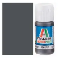 Italeri Flat Rubber (4861AP) - Vernice per modellismo colore gomma opaca 20ml