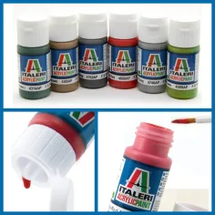 Italeri Metal Flat Aluminium (4677AP) - Vernice per modellismo in metallo argento opaco 20ml immagine 2