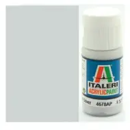 Italeri Metal Gloss Silver (4678AP) - Vernice per modellismo color argento metallizzato lucido 20ml