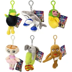 Italian Brainrot portachiavi peluche da 10 cm, in varie versioni, 1 pezzo immagine 1