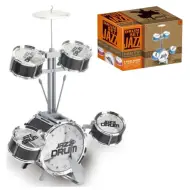 Jazz Drum set da gioco a 6 pezzi su supporto