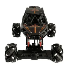 Jeep Cross Country telecomandato RC con sospensioni a molla e effetti luminosi, movimento laterale, 21 cm, 2,4 GHz immagine 3
